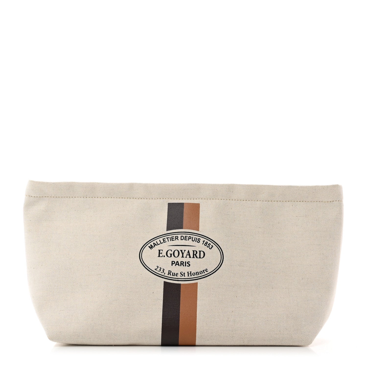 Goyard Canvas Necessaire Organizer Pouch Off White 1 of 9