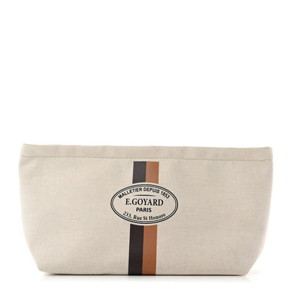 Goyard Canvas Necessaire Organizer Pouch Off White 1 of 9
