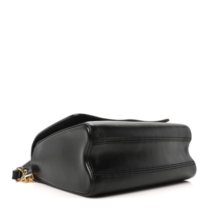 Louis Vuitton Calfskin Monogram Braided Twist Shoulder Bag MM Black 5 of 10