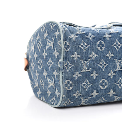 Louis Vuitton Monogram Denim Neo Speedy Blue 8 of 15