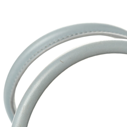 Celine Drummed Calfskin Micro Luggage Sky Blue 9 of 9