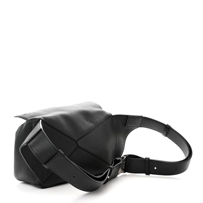 Loewe Calfskin Small Puzzle Bumbag Black 3 of 9