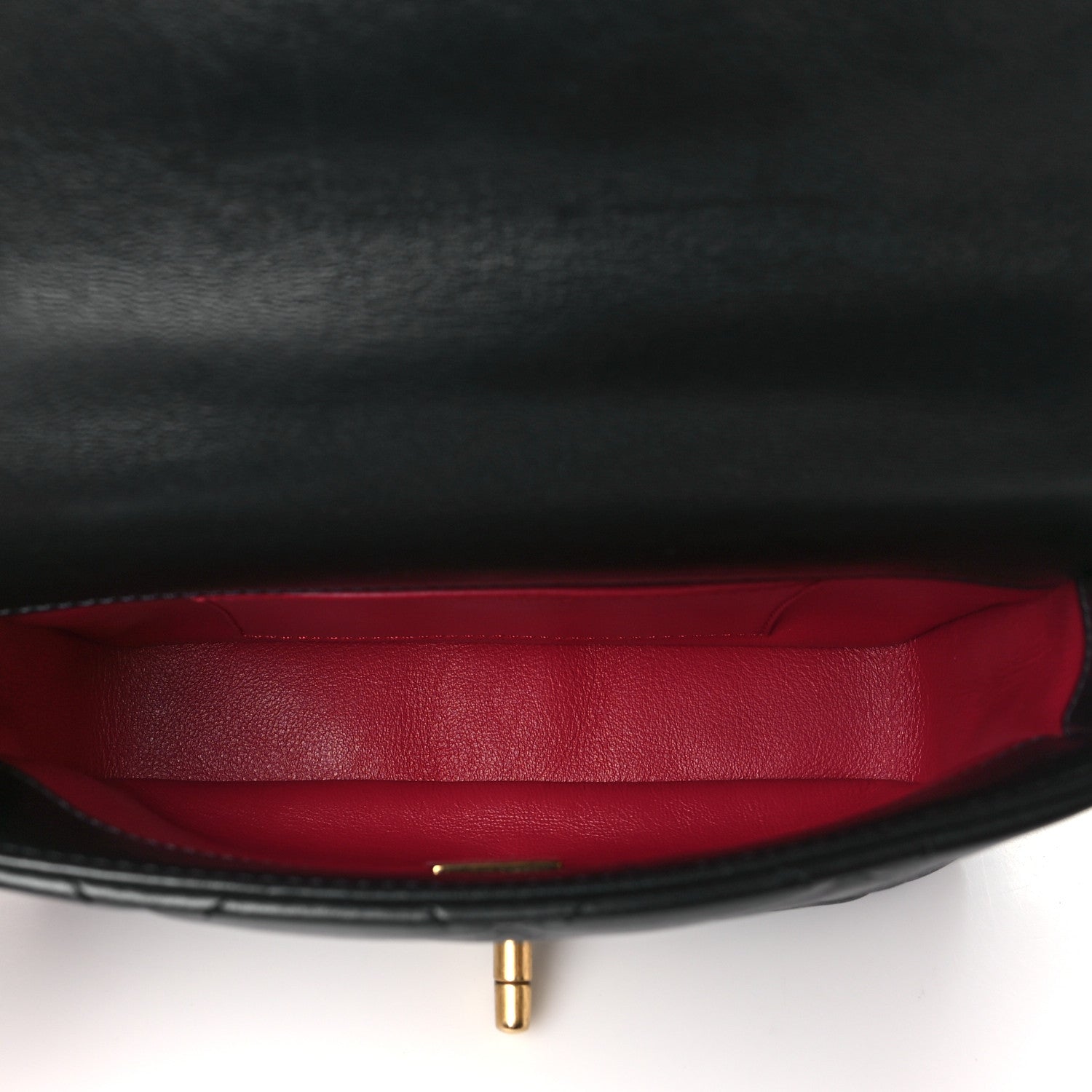 Chanel Lambskin Enamel Quilted Mini Pending CC Square Flap Black 5 of 10