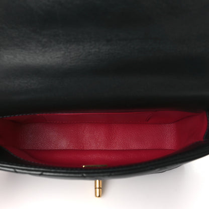 Chanel Lambskin Enamel Quilted Mini Pending CC Square Flap Black 5 of 10