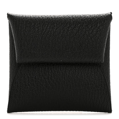 Hermes Chevre Mysore Bastia Coin Purse Black 1 of 9