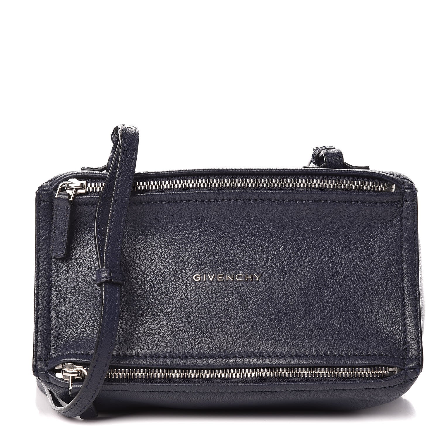 Givenchy Sugar Goatskin Mini Pandora Navy 1 of 7