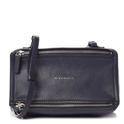 Givenchy Sugar Goatskin Mini Pandora Navy 1 of 7