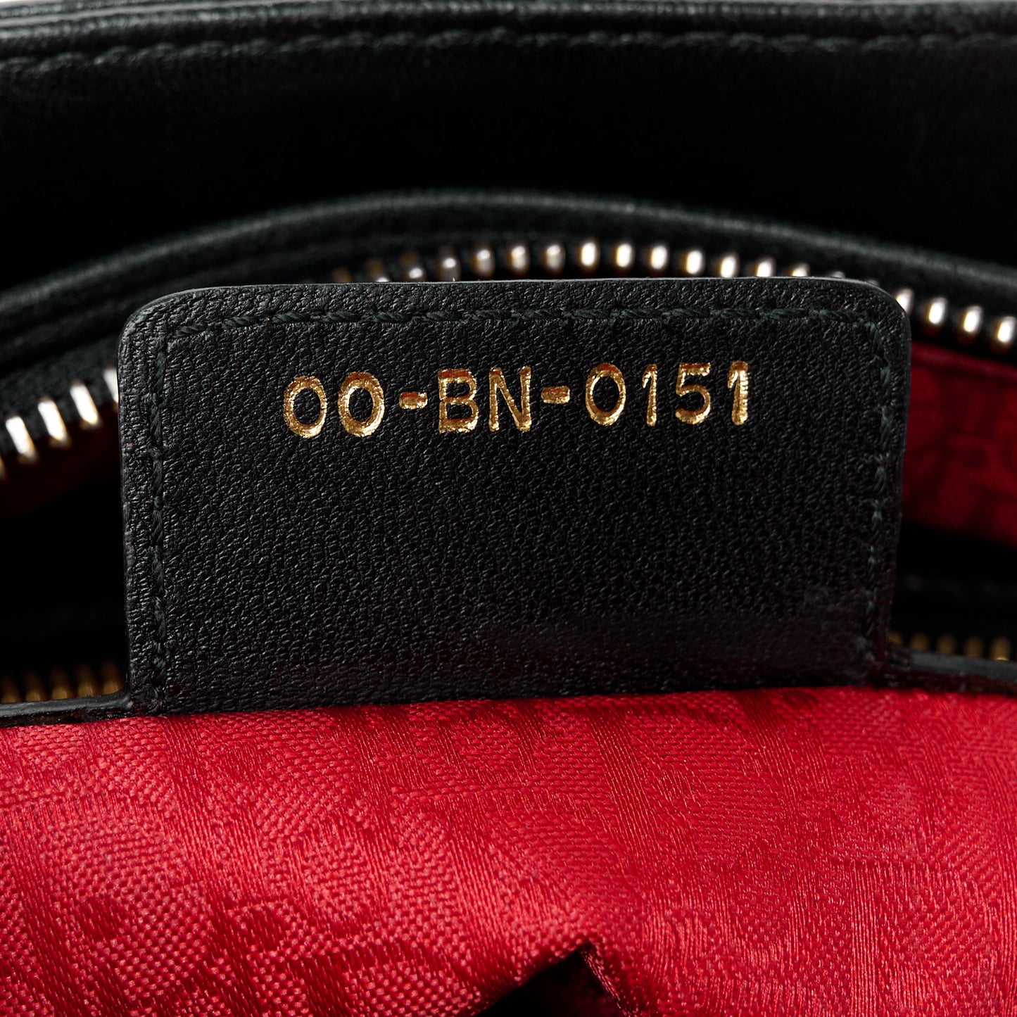 Lambskin Cannage Medium Lady Dior Black