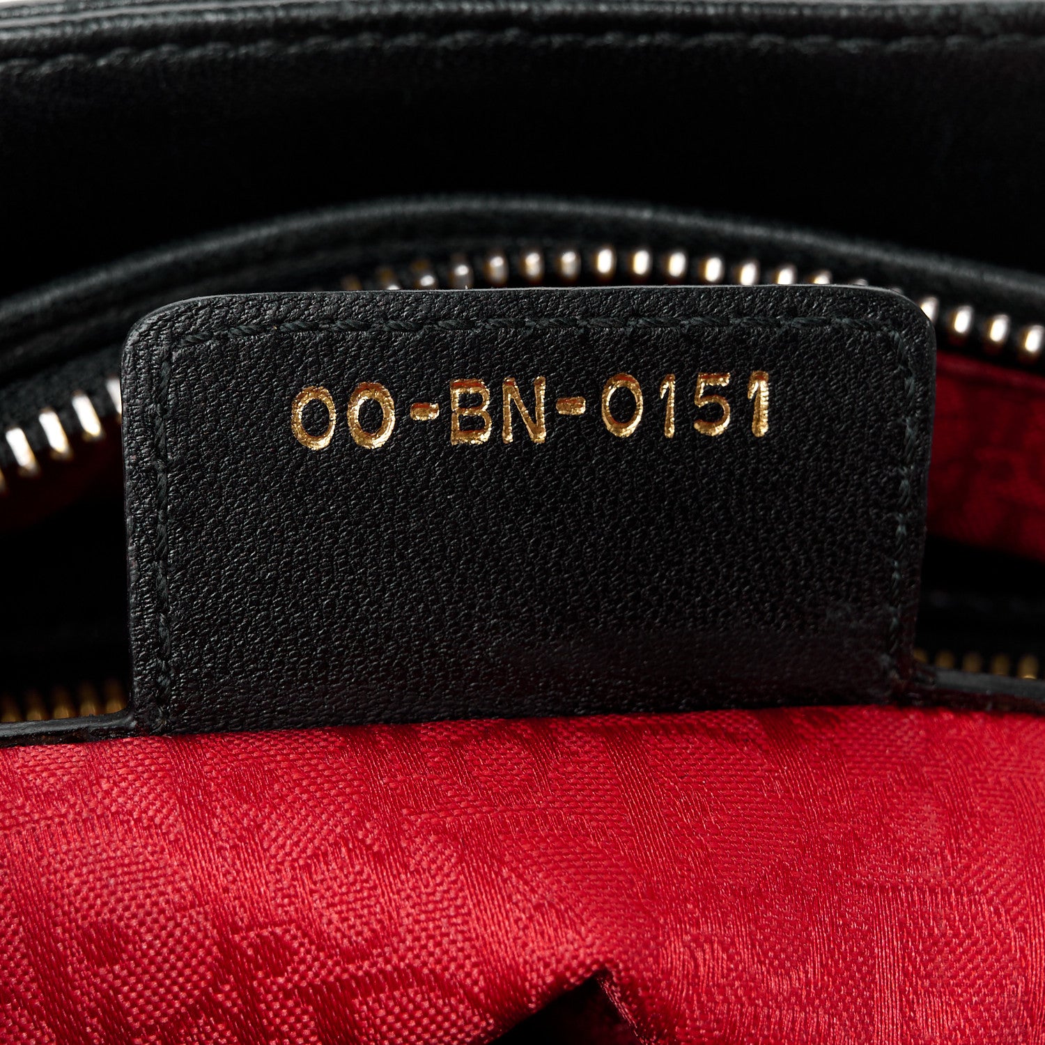 Christian Dior Lambskin Cannage Medium Lady Dior Black 7 of 10