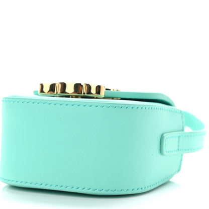 Celine Calfskin Triomphe Airpods Case With Strap Turquoise 11 of 12
