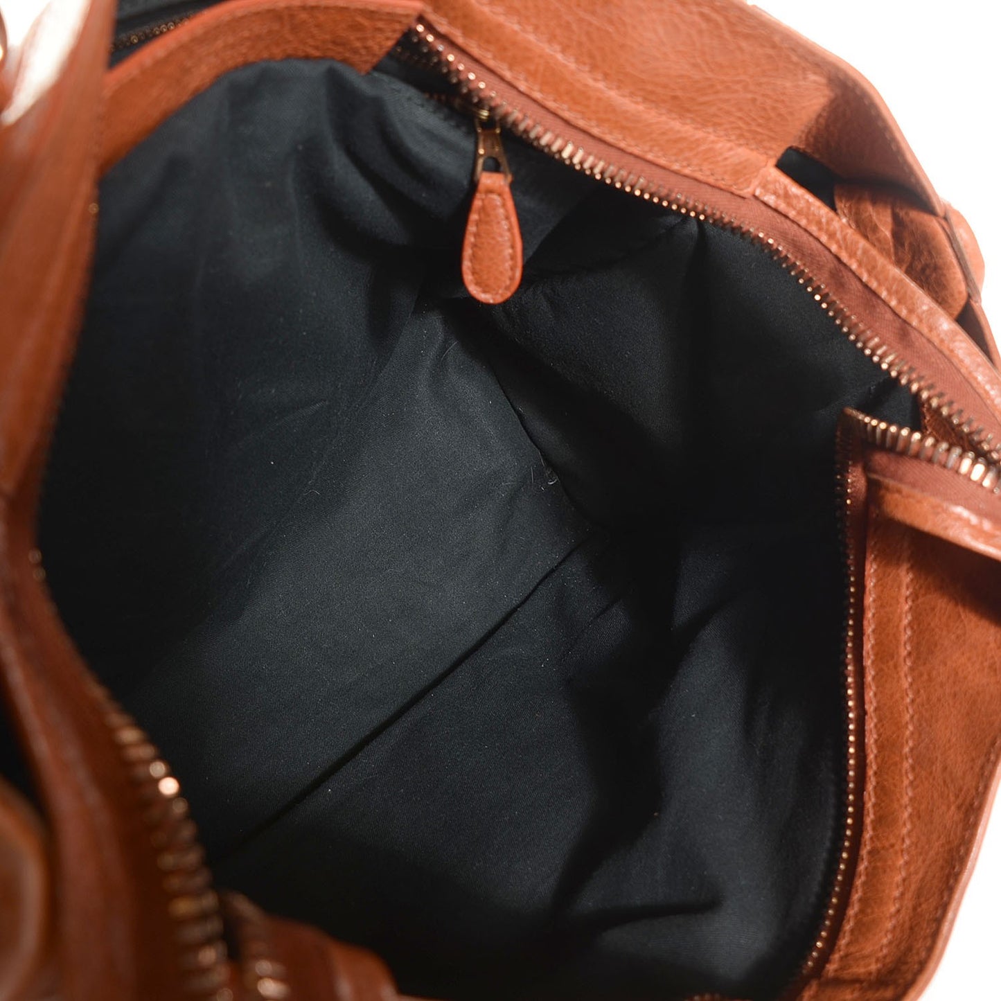 Agneau Giant 21 Rose Gold Hardware City Orange Brulee