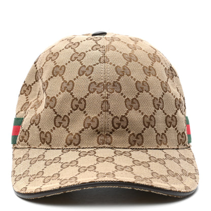 Gucci Monogram Web Baseball Hat M Beige Cocoa 3 of 9