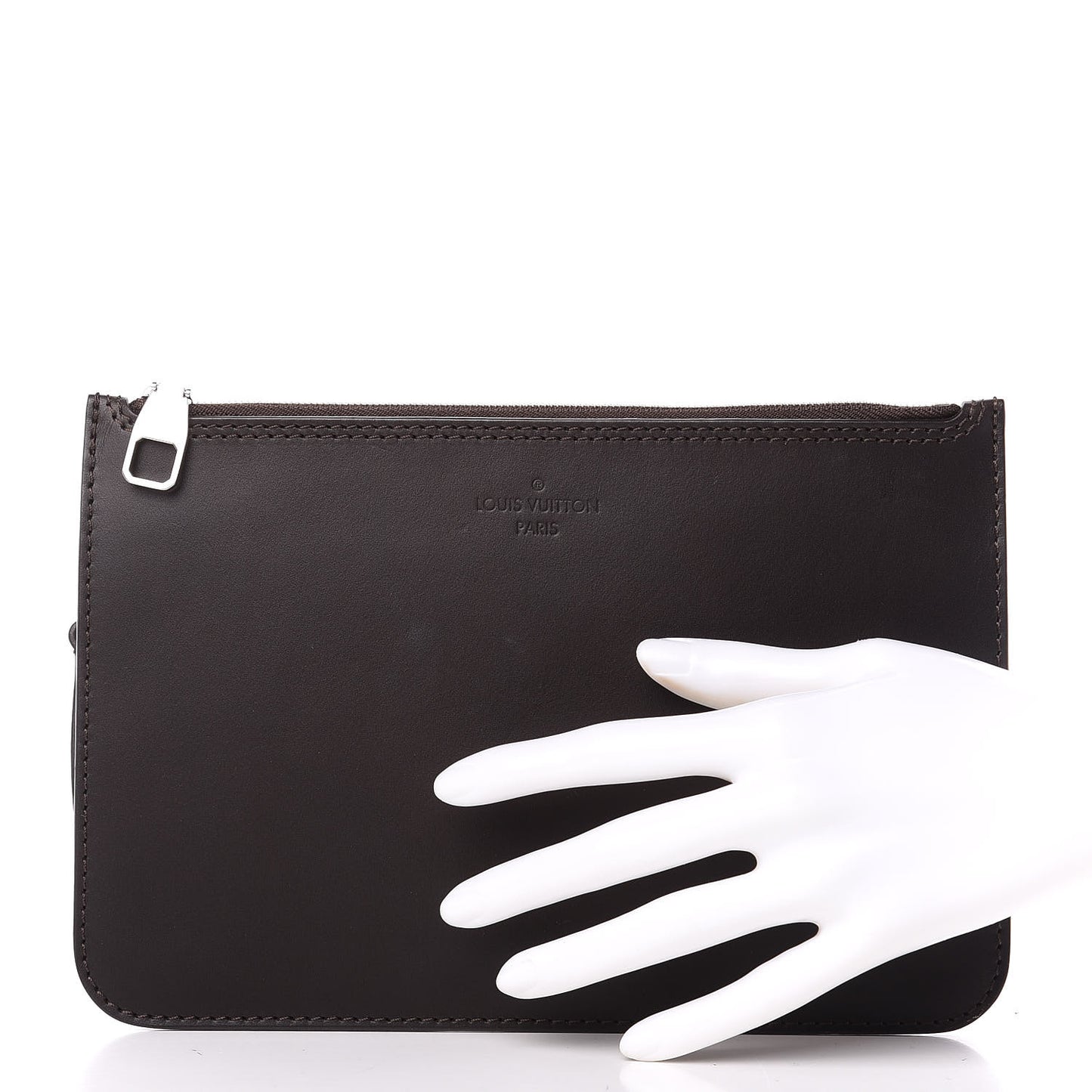 Calfskin Hina Pochette MM Brown