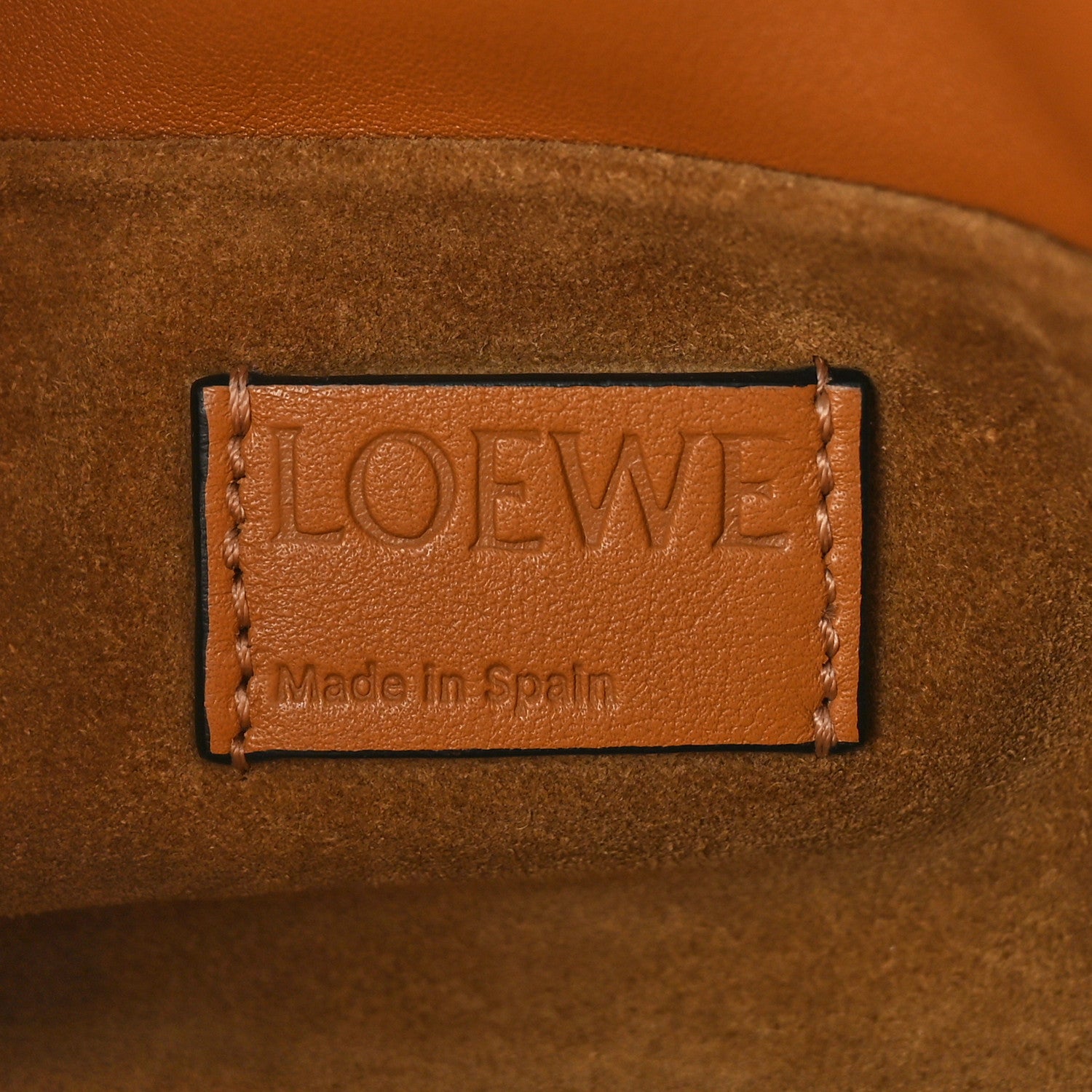 Loewe Calfskin Nano Flamenco Knot Bag Warm Desert 6 of 9
