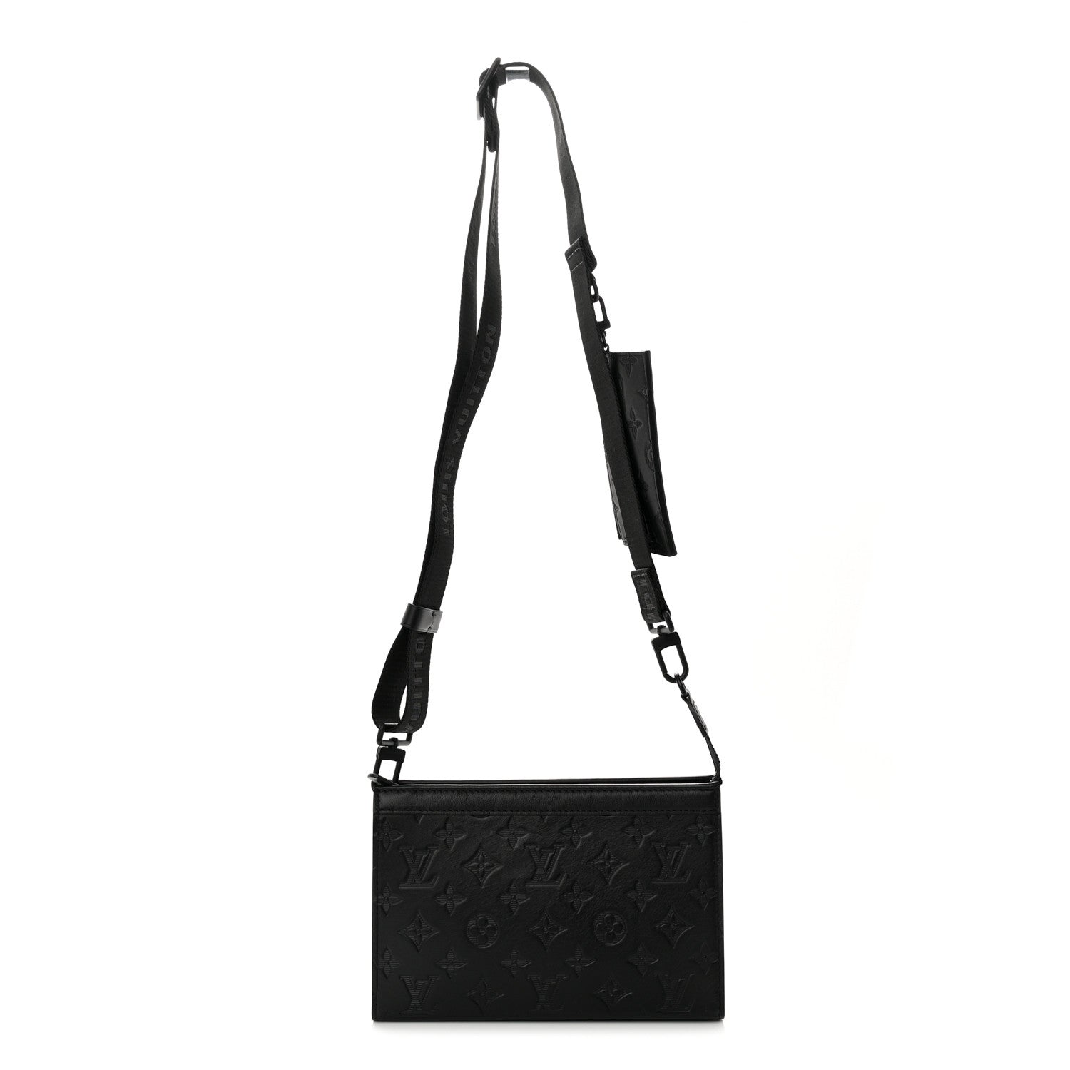 Louis Vuitton Calfskin Monogram Shadow Gaston Wearable Wallet 1 of 12