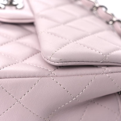 Chanel Lambskin Quilted Mini Rectangular Flap Light Purple 12 of 13