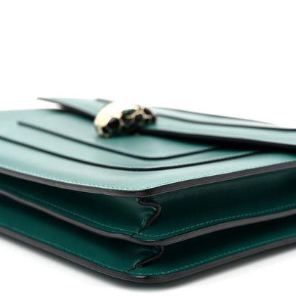 Bulgari Calfskin Serpenti Forever Shoulder Bag Emerald Green 11 of 11