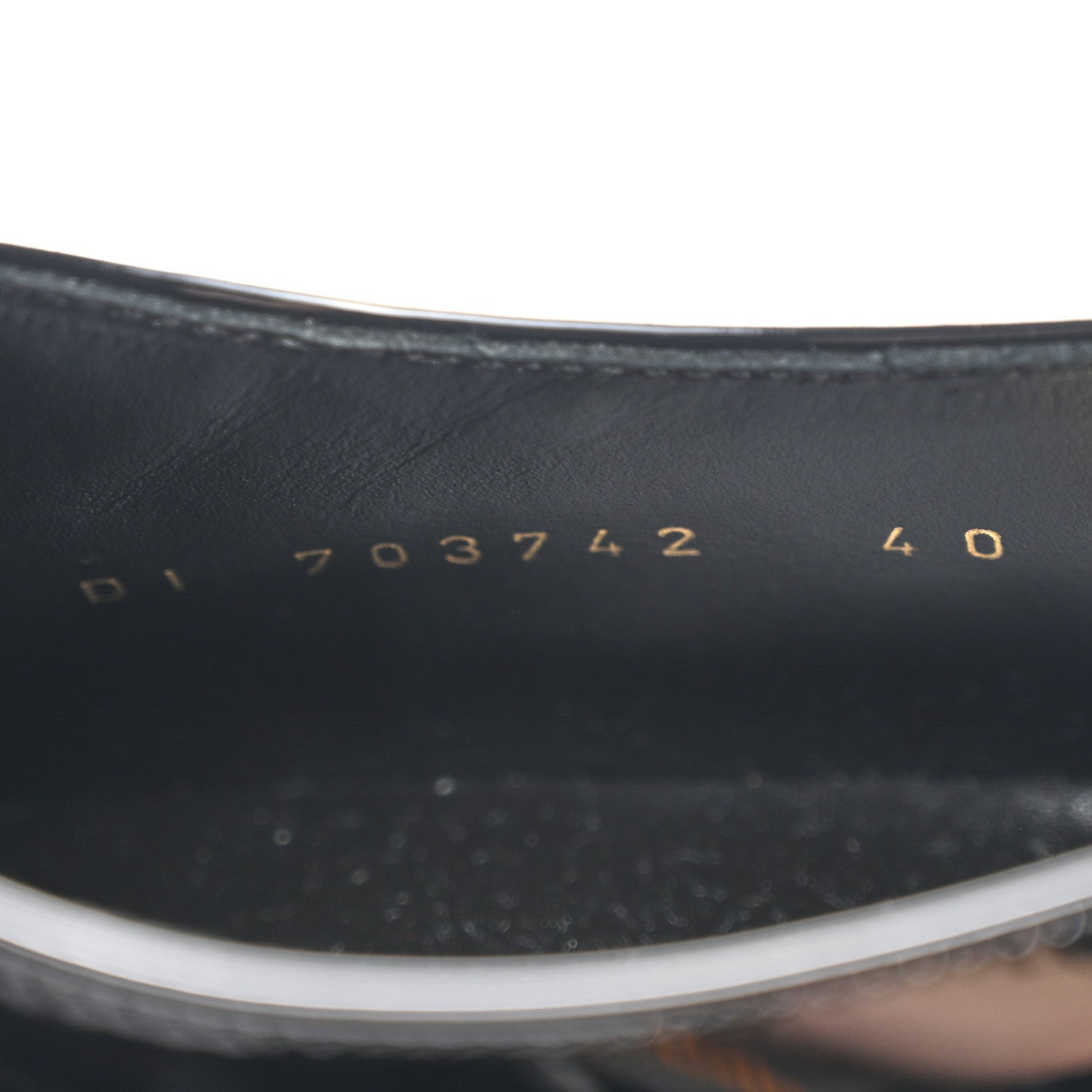 Saint Laurent Patent Lace Up Wyatt 25 Derby Shoes 40 Black 8 of 9