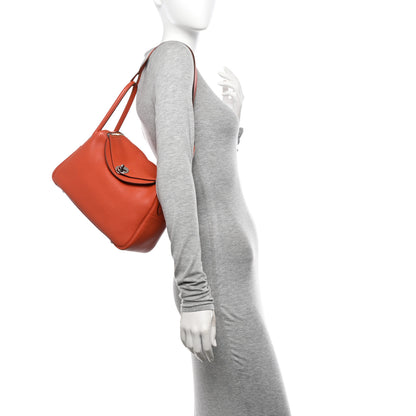 Hermes Taurillon Clemence Lindy 26 Terre Battue 2 of 17