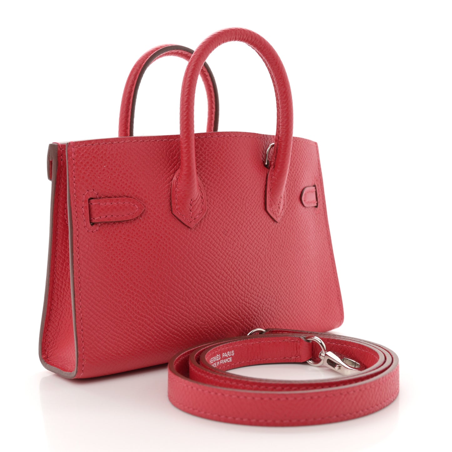 Epsom Micro Birkin 15 Bougainvillea