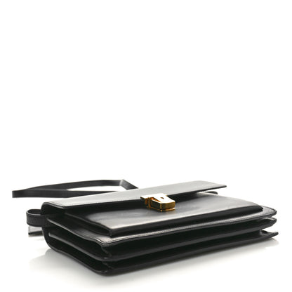 Saint Laurent Smooth Calfskin Medium High School Satchel Black 4 of 12