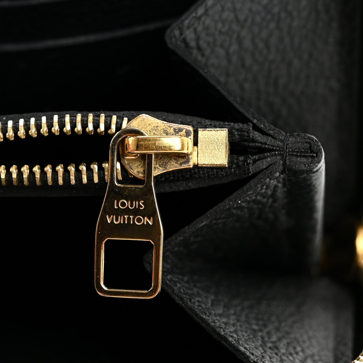 Louis Vuitton Empreinte Clemence Wallet Black 9 of 11