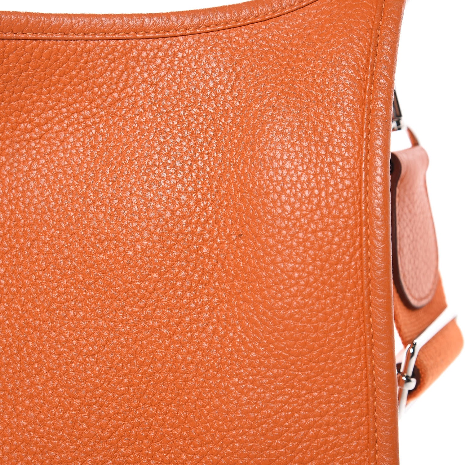 Hermes Taurillon Clemence Evelyne III GM Orange 8 of 13