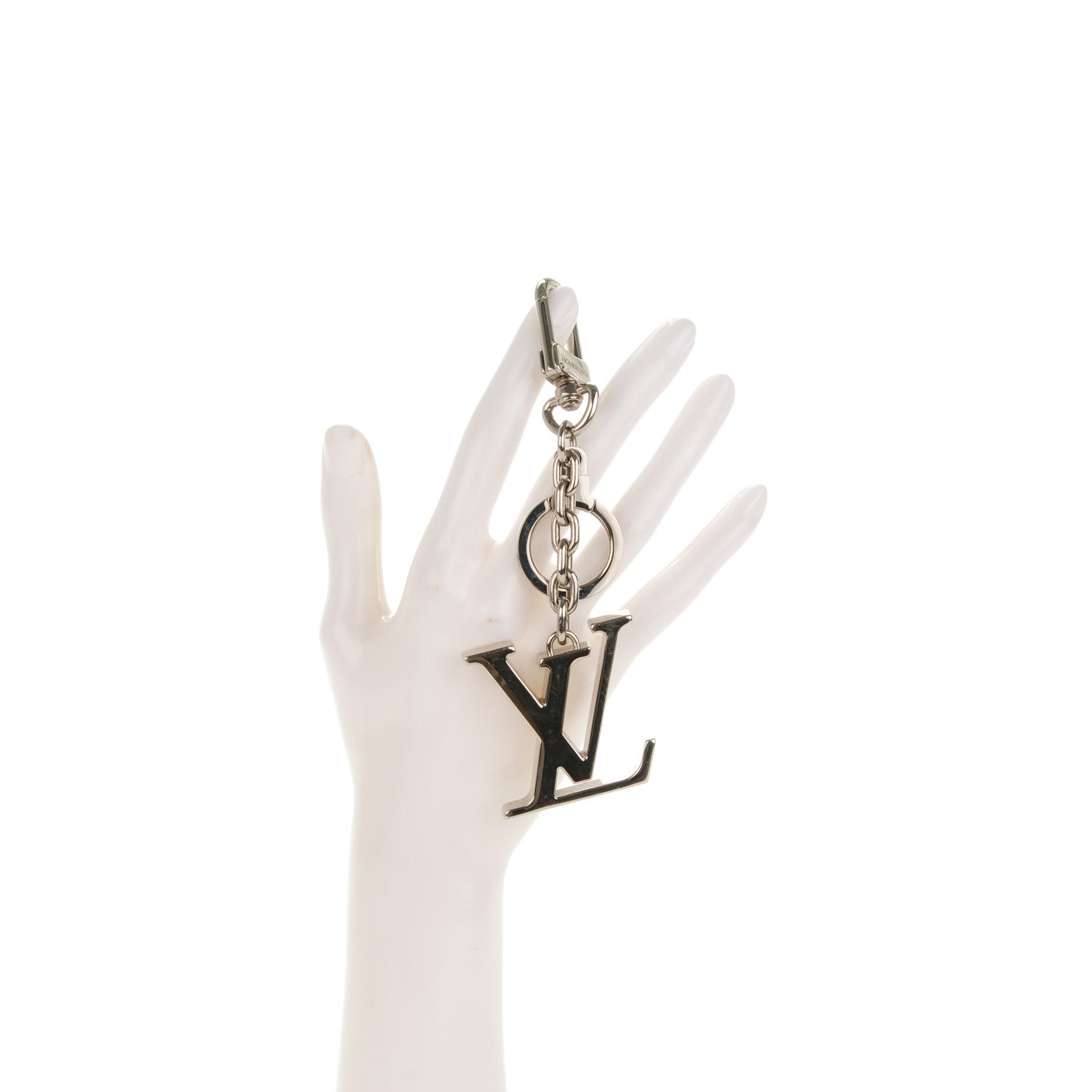 Louis Vuitton LV Initials Key Chain Holder Silver 2 of 4