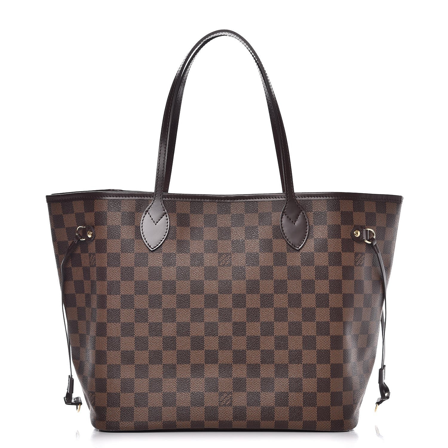 Louis Vuitton Damier Ebene Neo Neverfull MM Rose Ballerine 1 of 7
