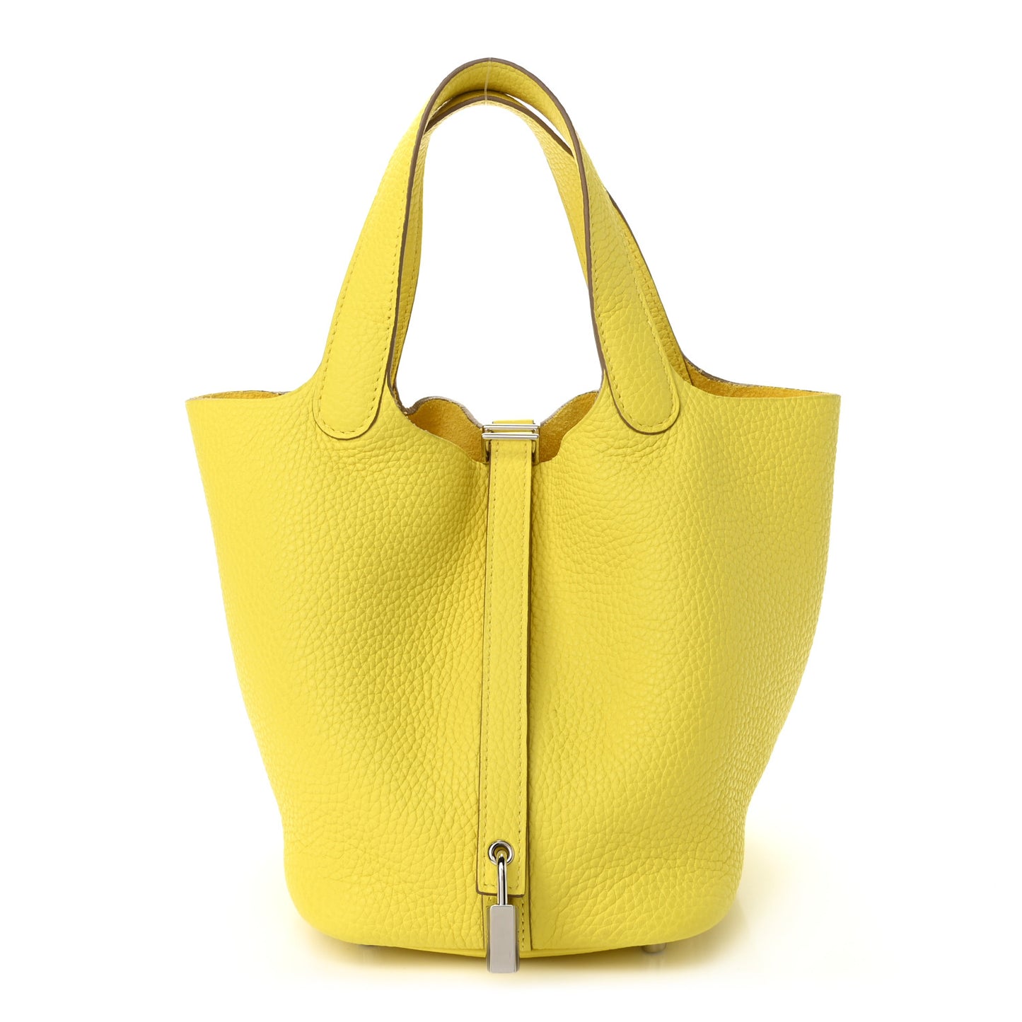 Taurillon Clemence Picotin Lock 18 PM Lime