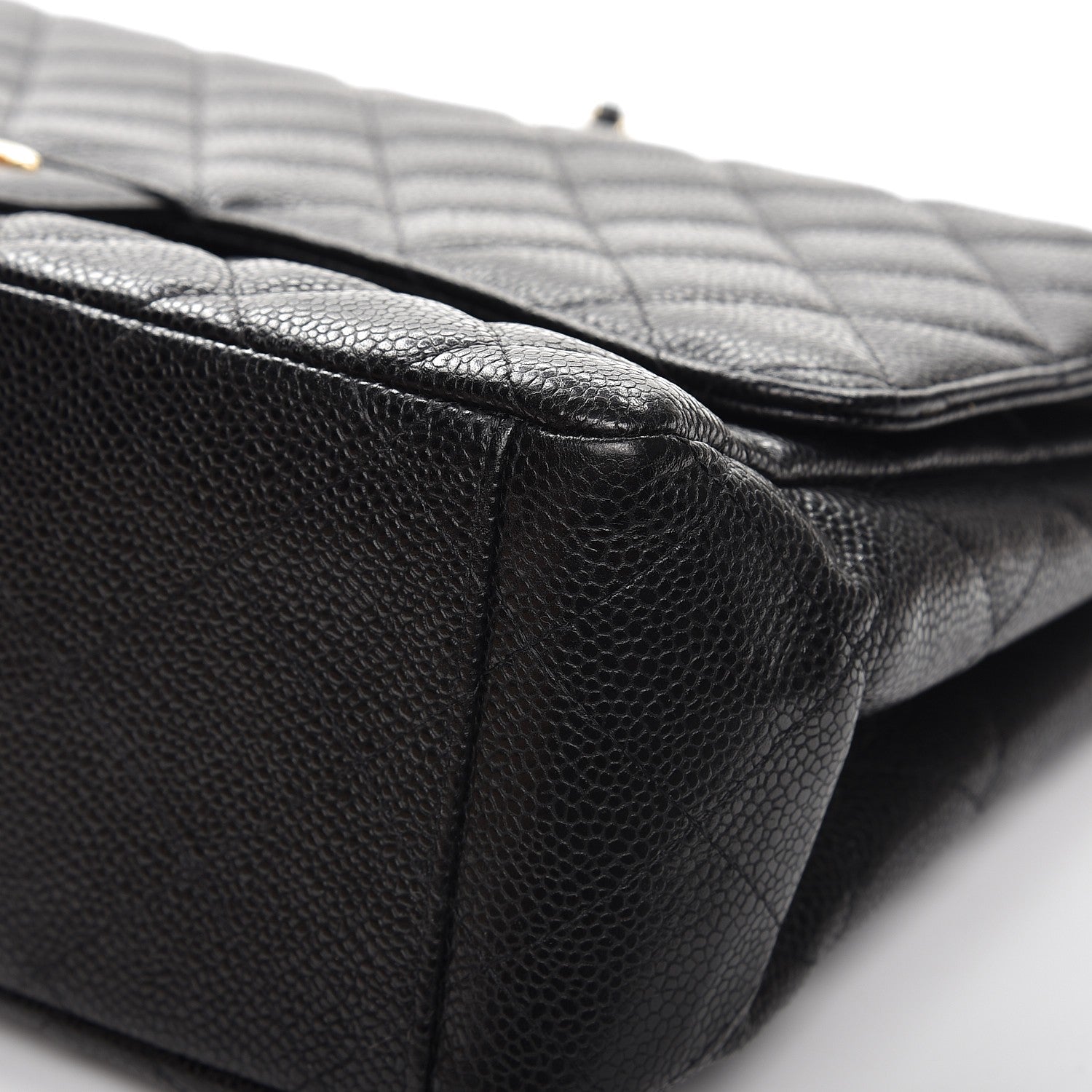 Chanel Caviar Quilted Maxi Single Flap Black 10 of 12