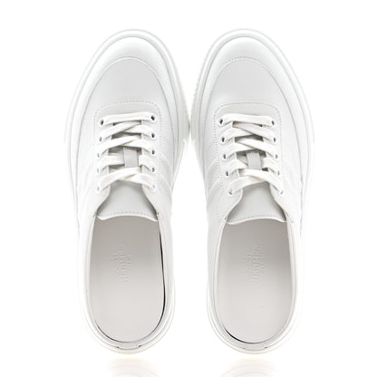Hermes Calfskin Keep Mule Sneakers 37 White 2 of 12