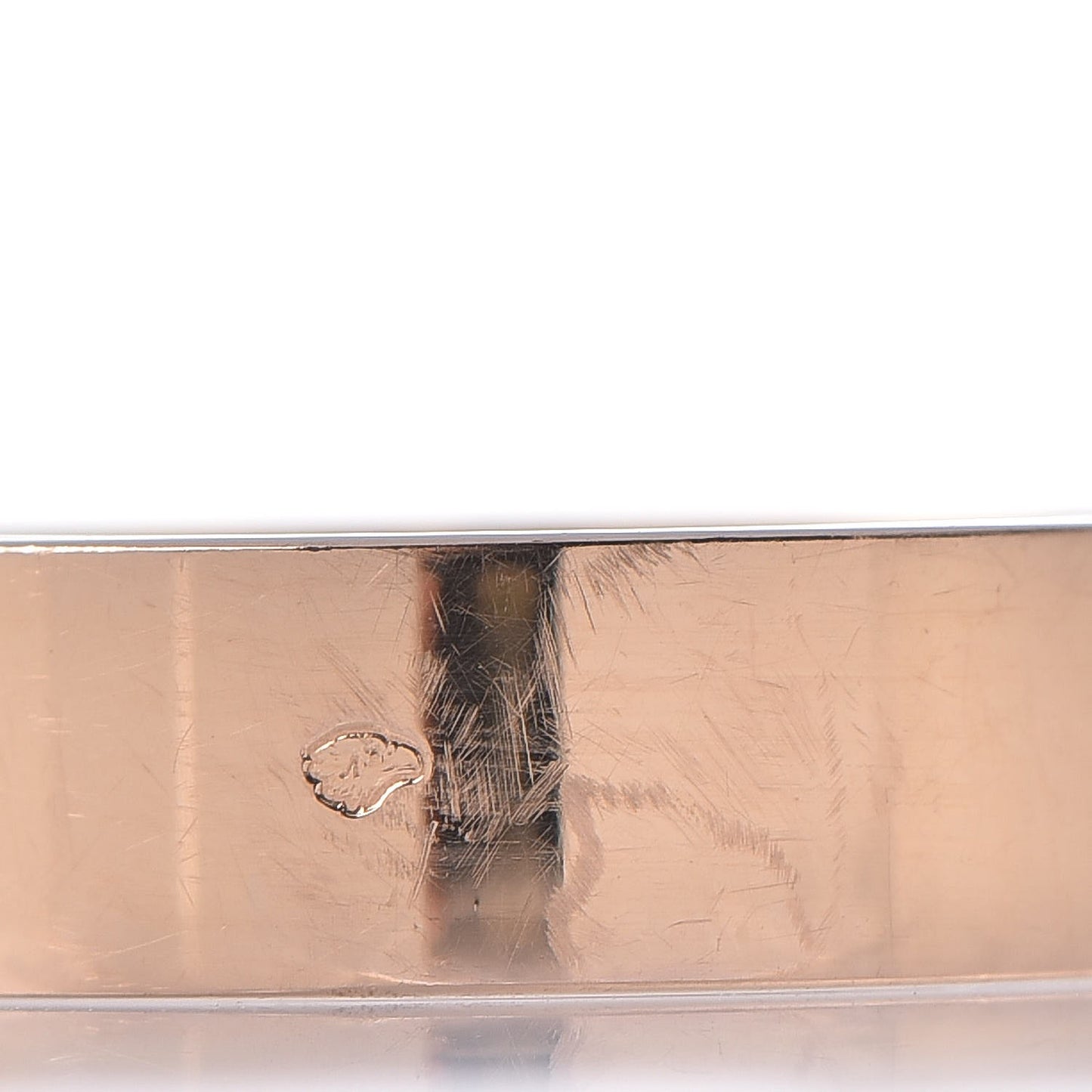 18K Rose Gold Diamond PM Kelly Ring 54 6.75