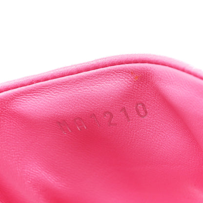 Louis Vuitton Lambskin Embossed Monogram Revival Flat Mules 38 Rose 8 of 9