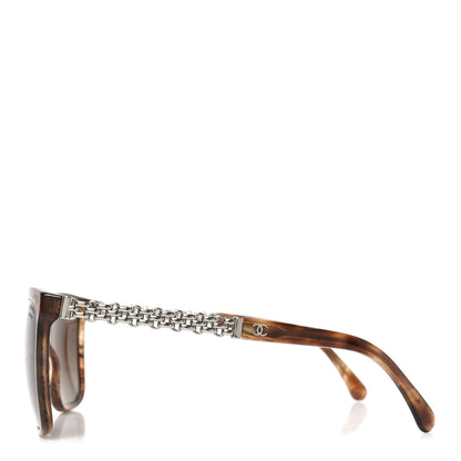 Chanel Polarized Square Chain PSunglasses 5325 Tortoise 3 of 7