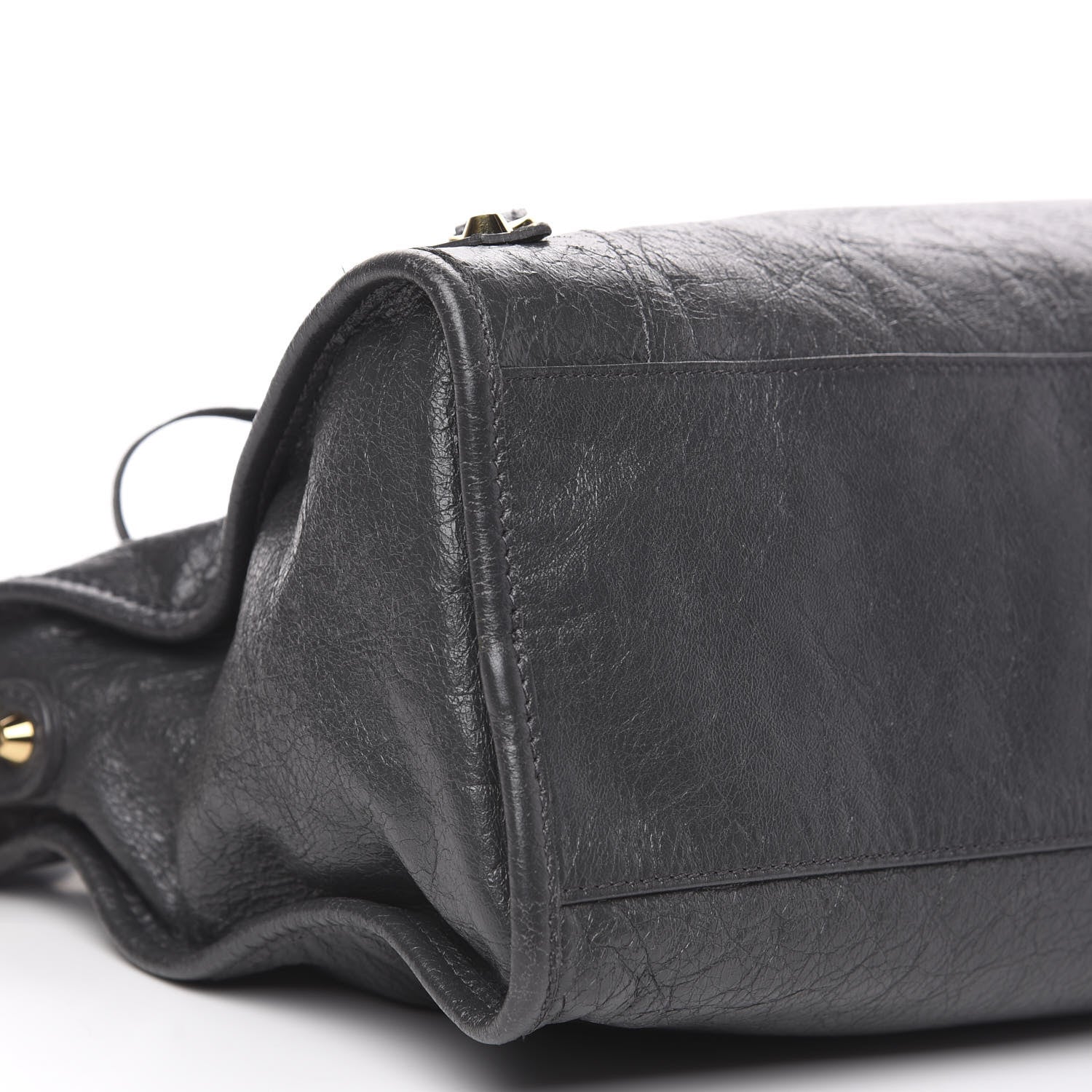 Balenciaga Agneau Classic Gold Hardware City Gris Fossile Anthracite 7 of 9