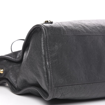 Balenciaga Agneau Classic Gold Hardware City Gris Fossile Anthracite 7 of 9