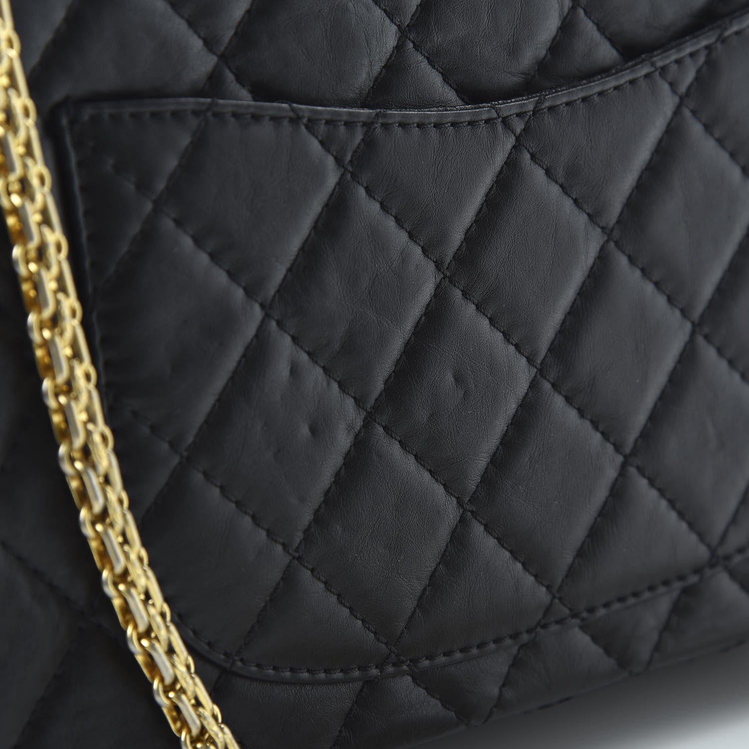 Chanel Aged Calfskin Quilted 2.55 Reissue 226 Flap Black 12 of 12