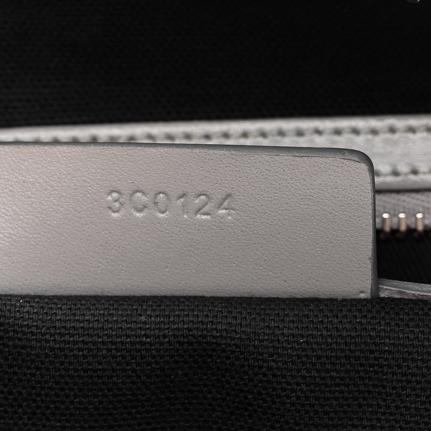 Shiny Lord Calfskin Small Antigona Pearl Grey