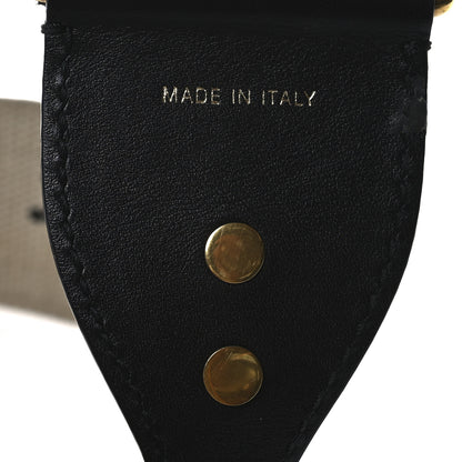 Christian Dior Canvas Embroidered Shoulder Strap Black 4 of 7