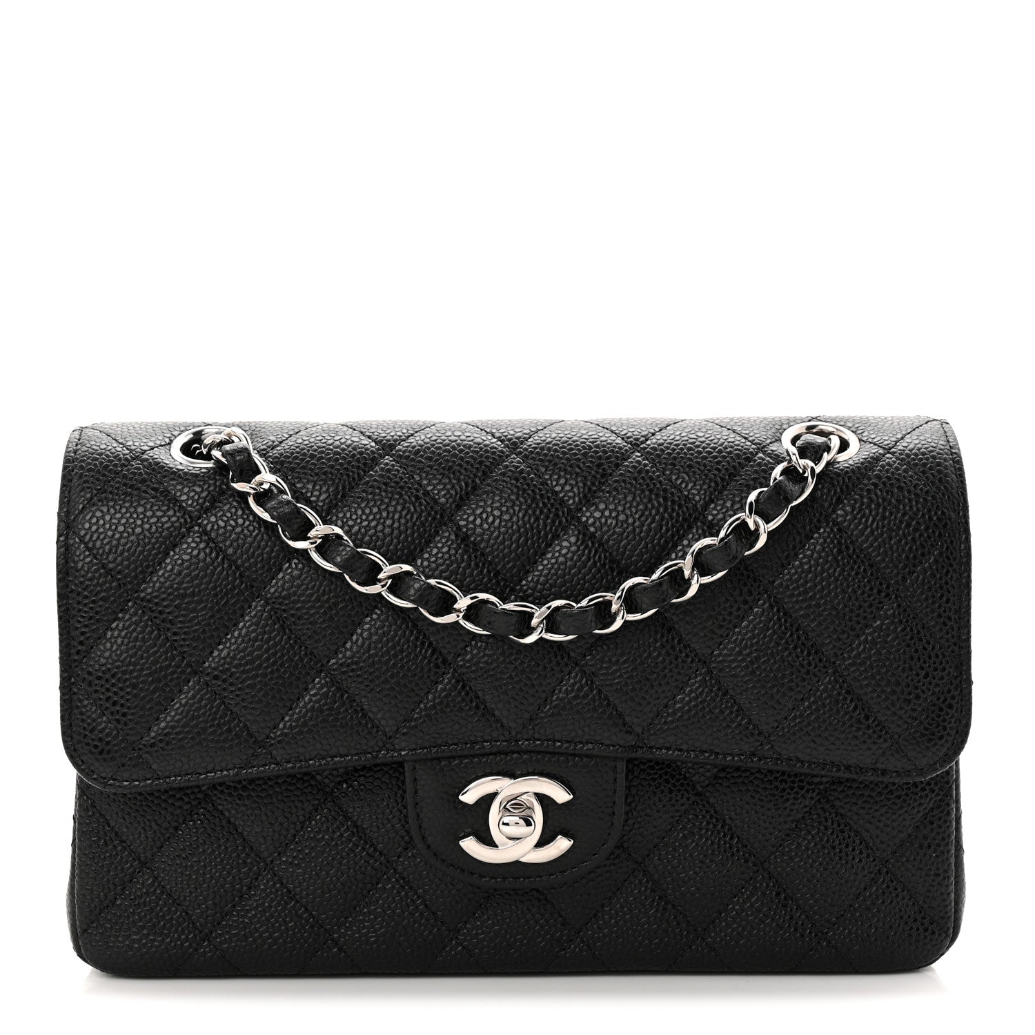 Chanel Caviar Quilted Small Double Flap Black 1 of 11