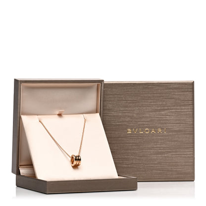 Bulgari 18K Rose Gold B.Zero1 Pendant Necklace 5 of 5