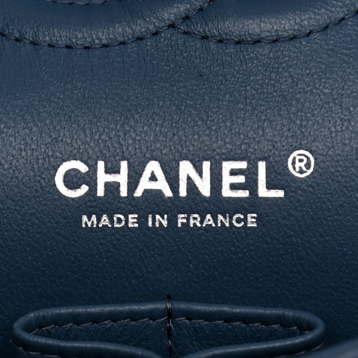 Chanel Caviar Quilted Medium Double Flap Blue 11 of 23
