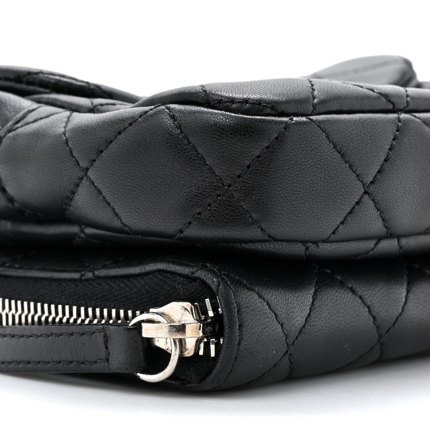 Chanel Lambskin Quilted New Mini Flap Black 11 of 14