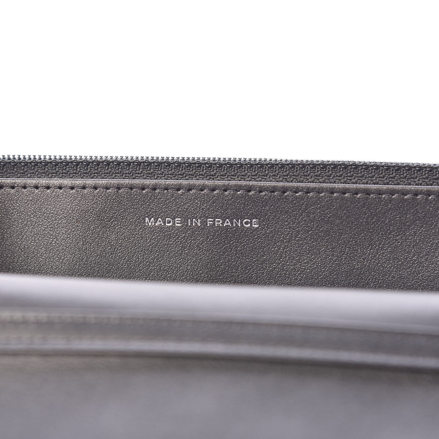 Chanel Calfskin Quilted Reissue Wallet On Chain WOC Grey 7 of 12