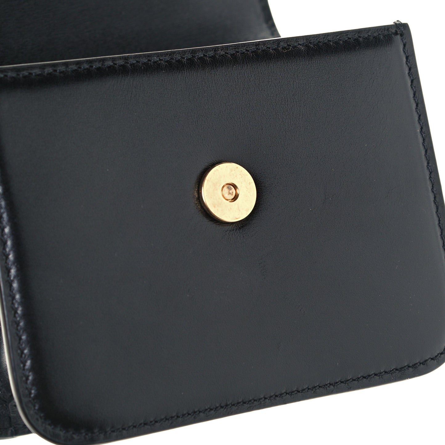 Smooth Calfskin Micro VSling Shoulder Bag Black