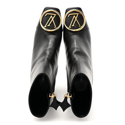 Louis Vuitton Calfskin Madeleine Ankle Boots 35 Black 2 of 12