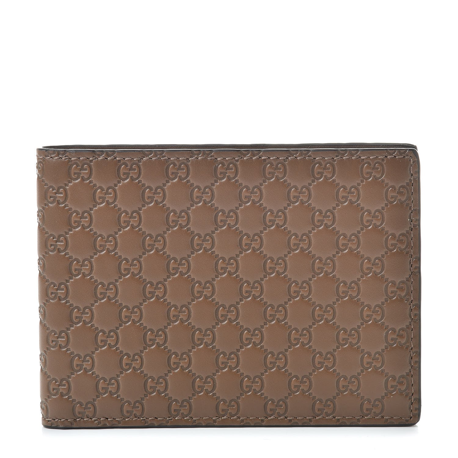 Gucci Microguccissima Bi-Fold Wallet Acero 1 of 7