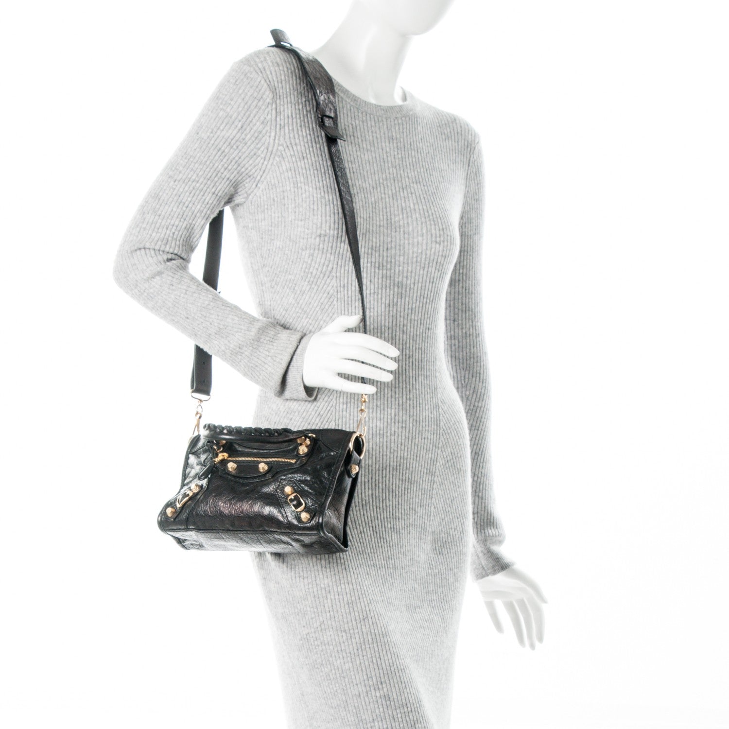 Balenciaga Agneau Giant 12 Gold Hardware Mini City Black 2 of 9