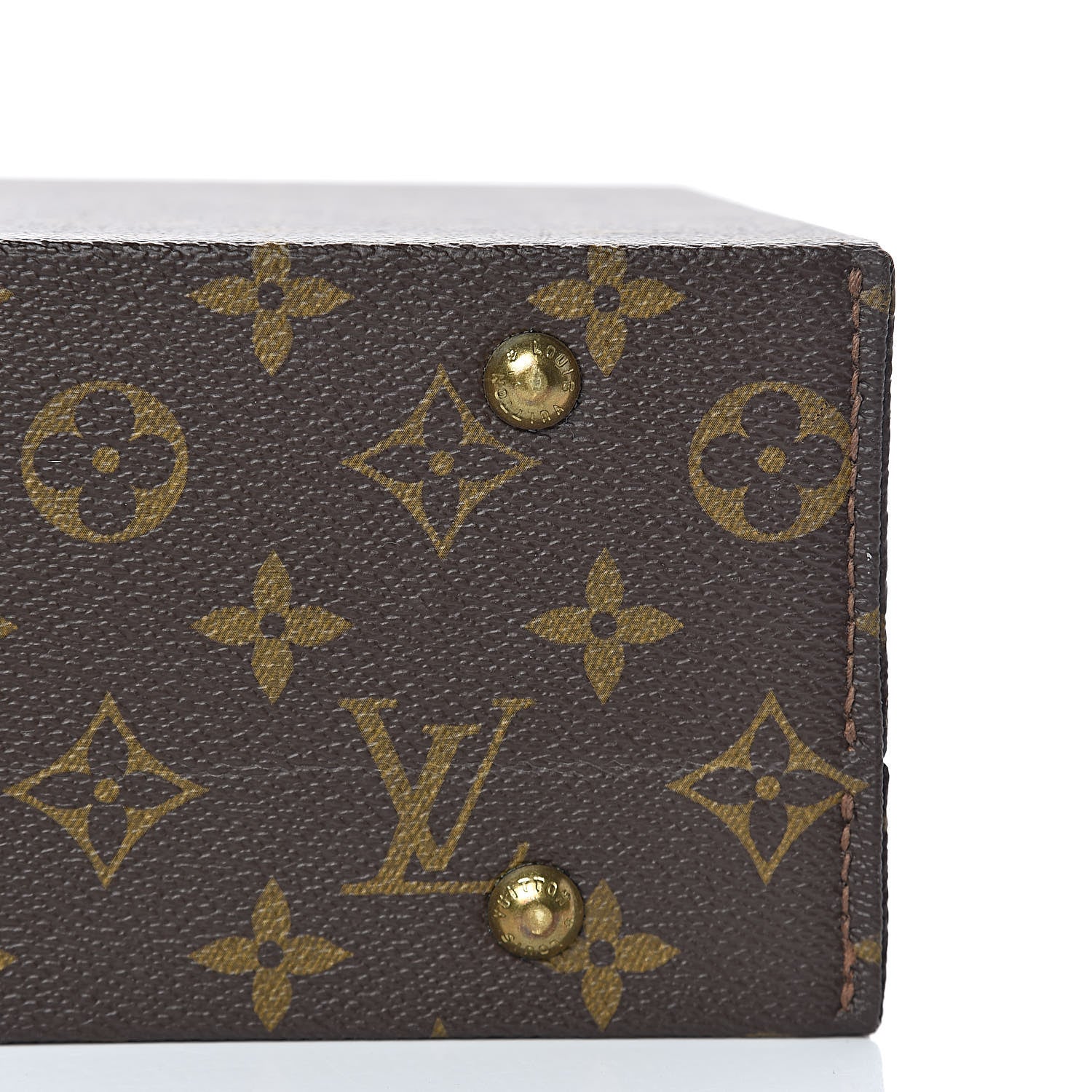 Louis Vuitton Monogram Jewellery Case Hard Trunk 19 of 22